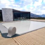 Copertura automatica con avvolgitore immerso e motore nel rullo